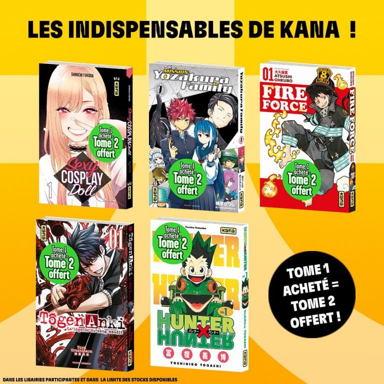 Opération 1 + 1 manga gratuit chez les éditions Kana