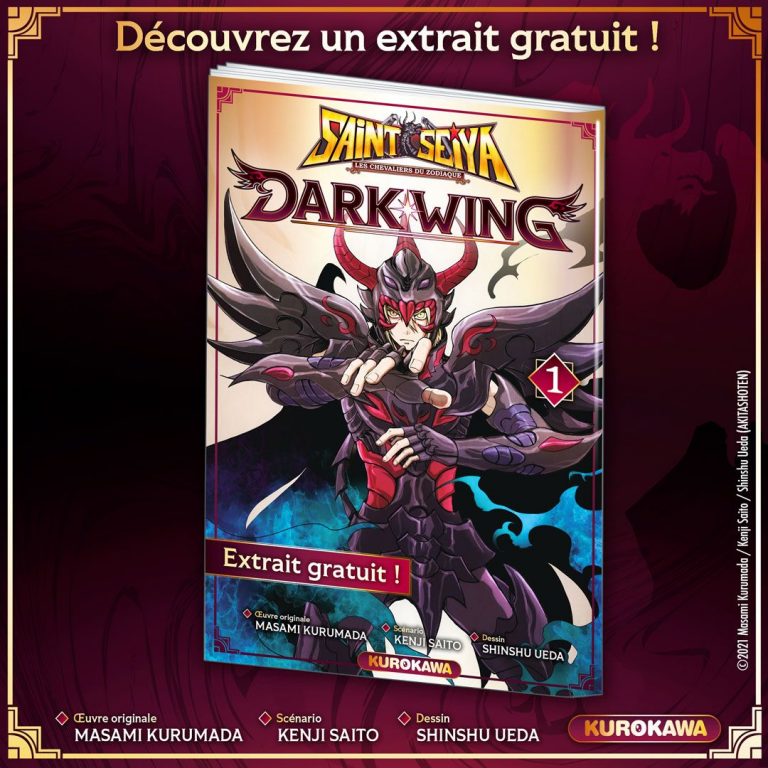 Extrait du manga – Saint Seiya – Dark Wing chez Kurokawa