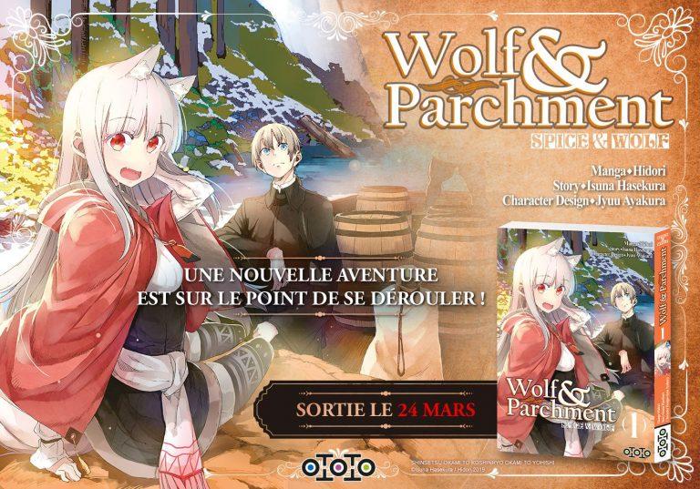 Spice and Wolf – Découvrez les nouvelles aventures de Kohl dans Wolf & Parchment
