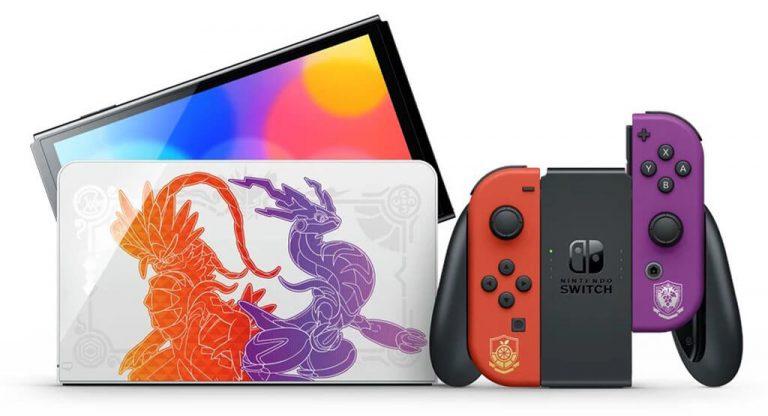 Console Nintendo Switch OLED – Edition spéciale Pokémon Ecarlate & Violet