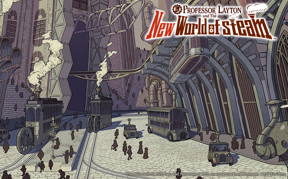 Professor Layton And The New World Of Steam Découvrez Le Nouveau Trailer Du Jeu Tant Attendu