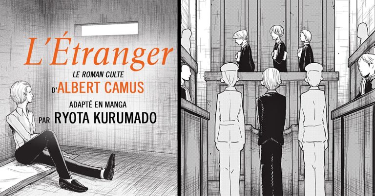 Le manga L&rsquo;Étranger d&rsquo;Albert Camus aux éditions Michel Lafon