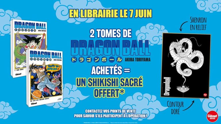 Promotion Dragon Ball : Obtenez un shikishi exclusif Shenron en cadeau dès l&rsquo;achat de deux tomes !