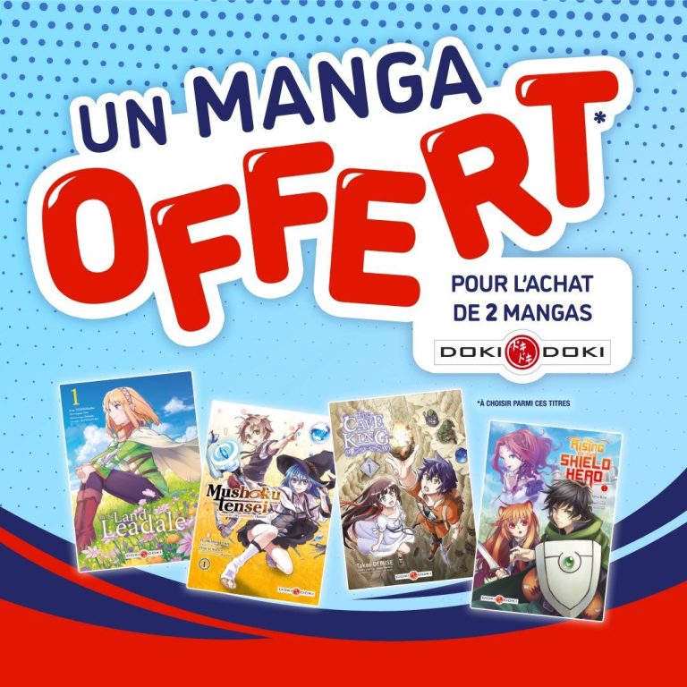 Découvrez l&rsquo;offre estivale de Doki-Doki : Obtenez gratuitement un manga pour l&rsquo;achat de deux titres !