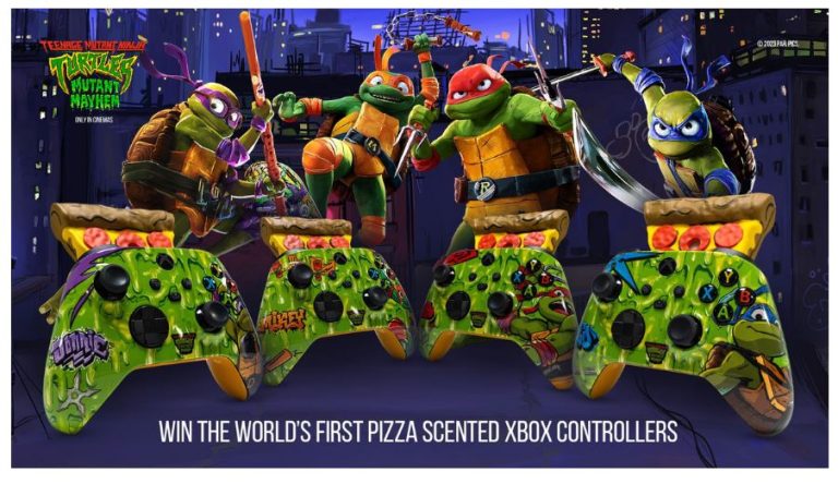Manettes Xbox parfumées à la pizza : Découvrez l&rsquo;édition spéciale pour Ninja Turtles: Teenage Years en France !