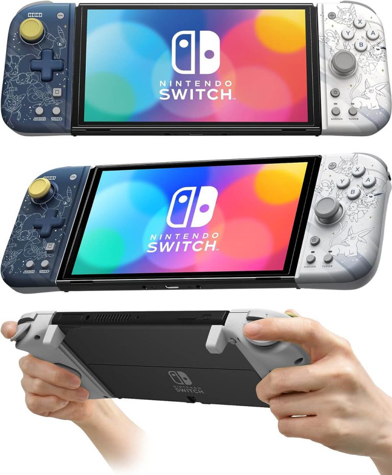 Manette Split Pad Compact Evolutions d’Evoli – Nintendo Switch