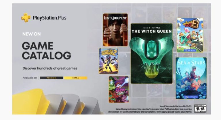 Découvrez le programme éxcitant du PS Plus Extra & Premium d&rsquo;août 2023 : Deux jeux inédits en avant-première !