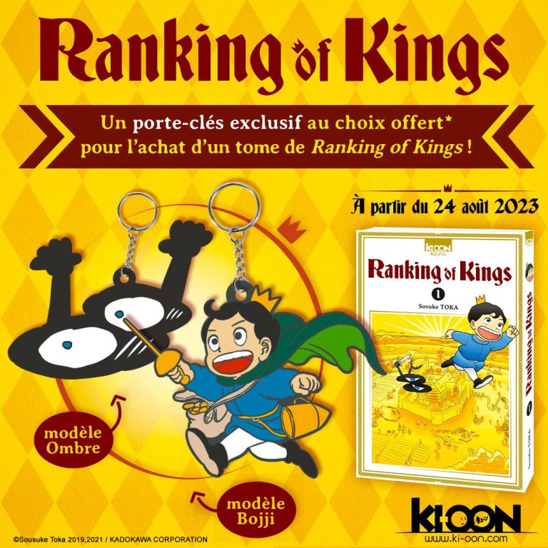 Offre estivale exclusive : obtenez vos goodies « Ranking of Kings » avec les tomes du manga dès le 24 août !