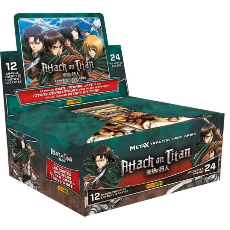 Shingeki No Kyojin : Un trading card game captivant de Panini.fr sur L&rsquo;attaque Des Titans !