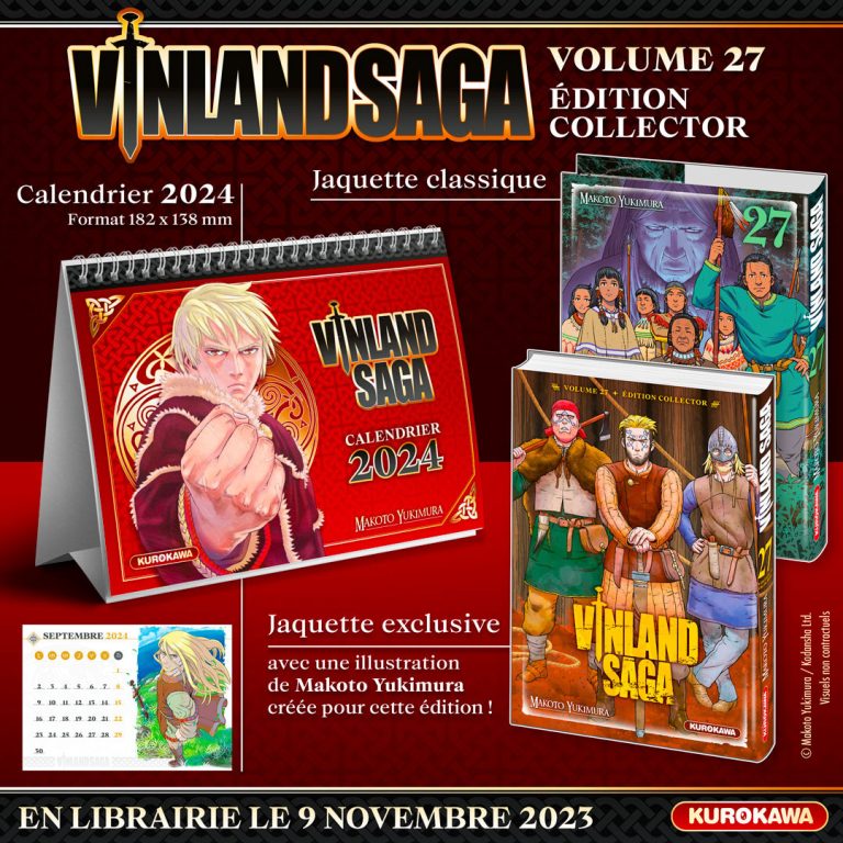 Vinland Saga : Découvrez le Tome 27 en Édition Collector Exclusive !