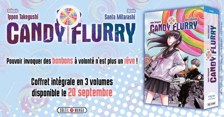L&rsquo;intégrale du manga Candy Flurry en coffret chez Soleil Manga.