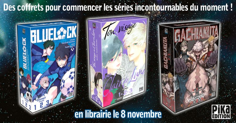 Bientôt Disponibles : coffrets spéciaux Pika Édition pour vos mangas préférés !