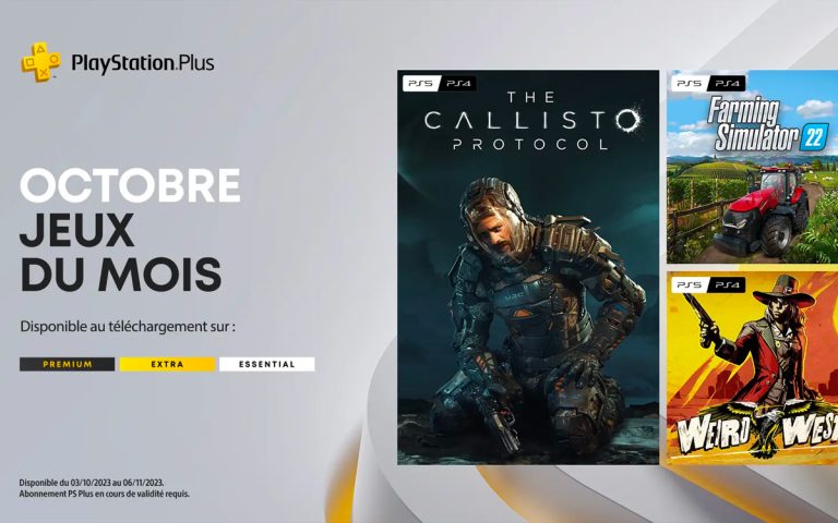 Les jeux mensuels PlayStation Plus d&rsquo;octobre 2023