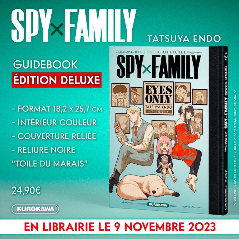 Découvrez l&rsquo;univers exclusif de Spy x Family : Le Guidebook Deluxe