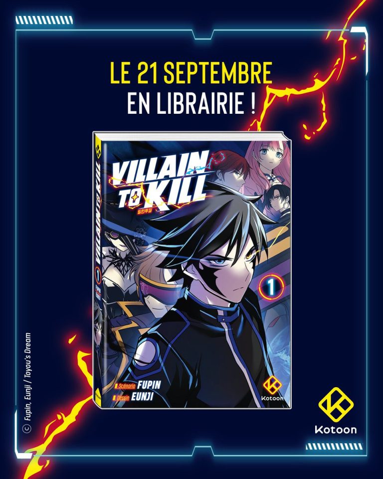 Avis webtoon – Villain To Kill (tome 1)