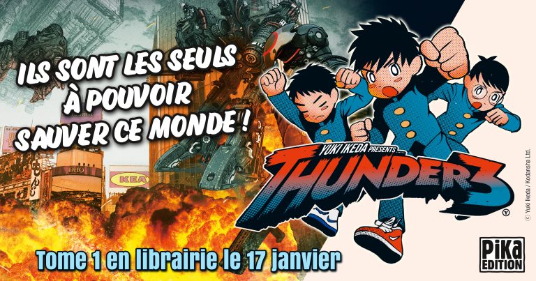 Découvrez l&rsquo;univers mystérieux de « Thunder 3 » : Un manga au style unique dans le catalogue des éditions Pika !