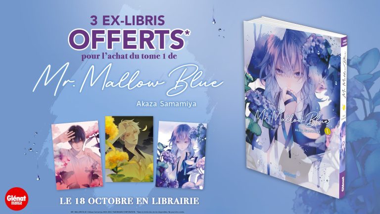 Lancement de Mr Mallow Blue en France : Recevez des ex-libris éxclusifs avec le Tome 1 !