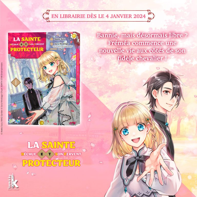 La Sainte Déchue et Son Protecteur Passionné : Une épopée romantique arrive chez Komikku !