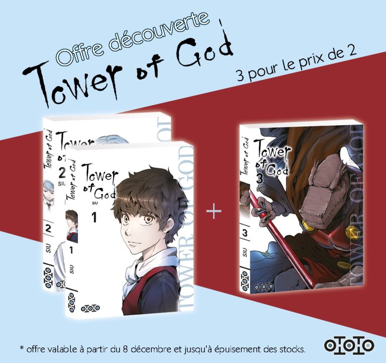 Offre exclusive : Découvrez Tower of God avec des packs promotionnels 3 pour 2 !