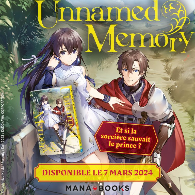 Mana Books annonce l&rsquo;arrivée de Unnamed Memory dans la collection XOXO : Un manga attendu pour Mars 2024 !