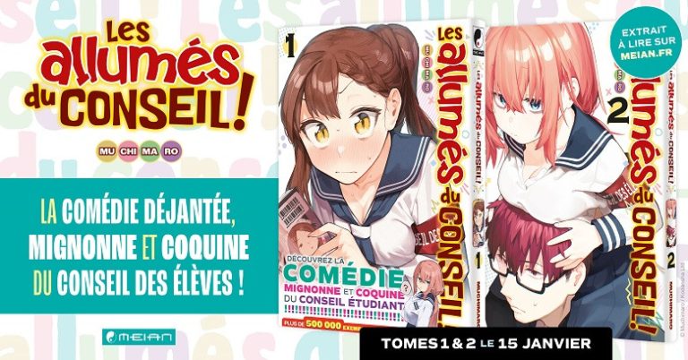 Les Allumés du Conseil : Une comédie coquine débarque chez Meian !