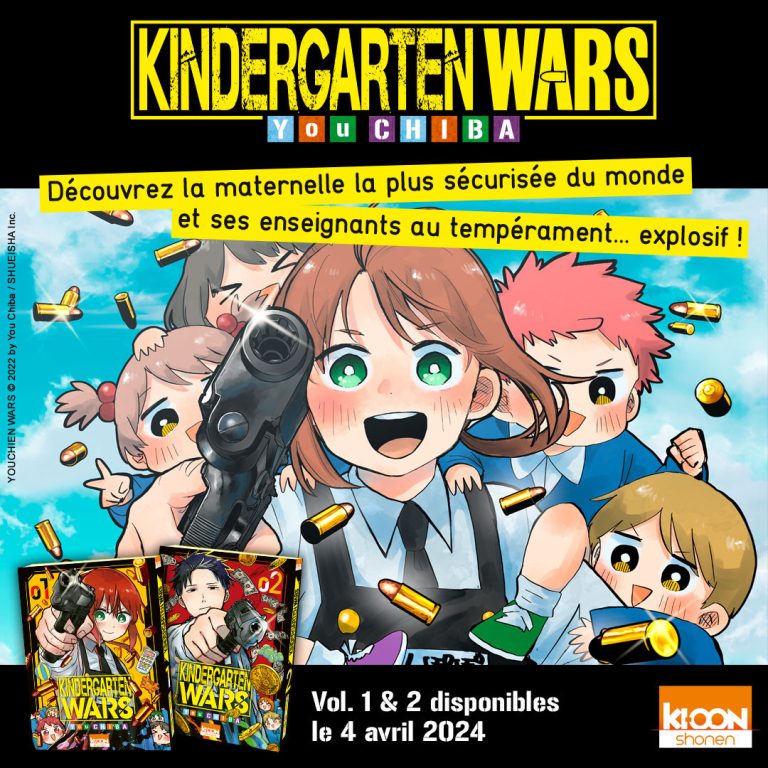 Kindergarten Wars : Une nouvelle comédie d&rsquo;action manga arrive chez chez Ki-oon!