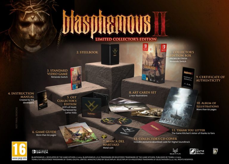 Blasphemous 2 – édition collector sur Switch