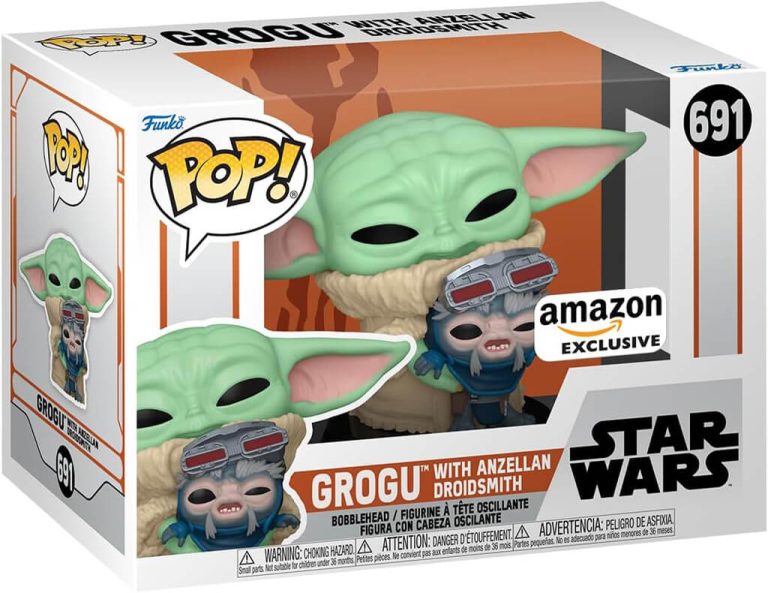Figurine Funko Pop – Grogu / Anzellan Droidsmith – Mandalorian