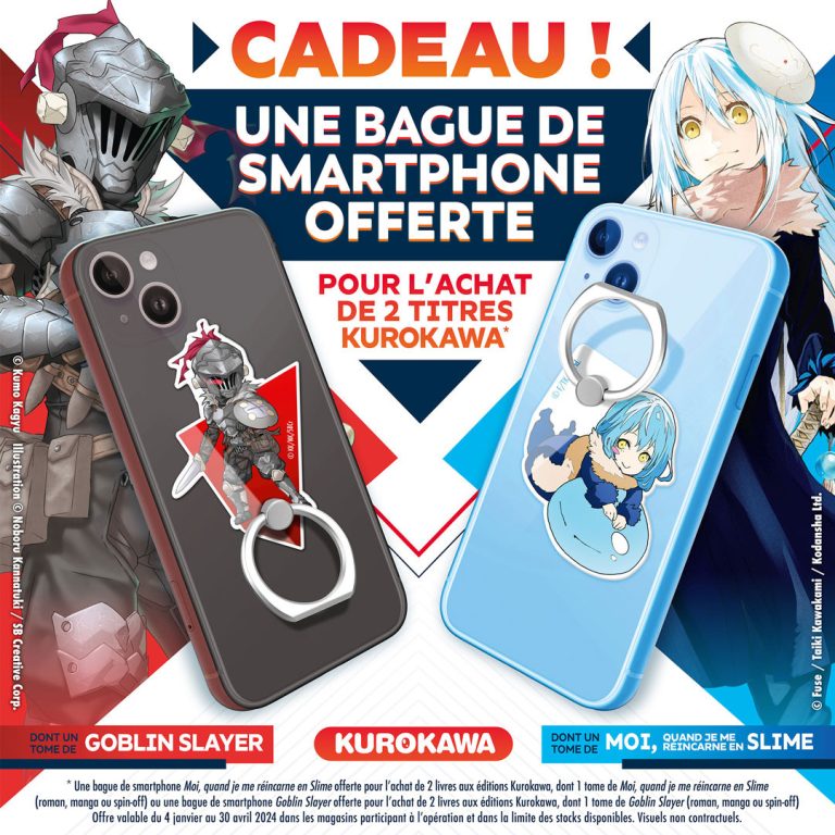 Offre exclusive : Deux bagues de smartphone aux couleurs de vos séries préférées chez Kurokawa !