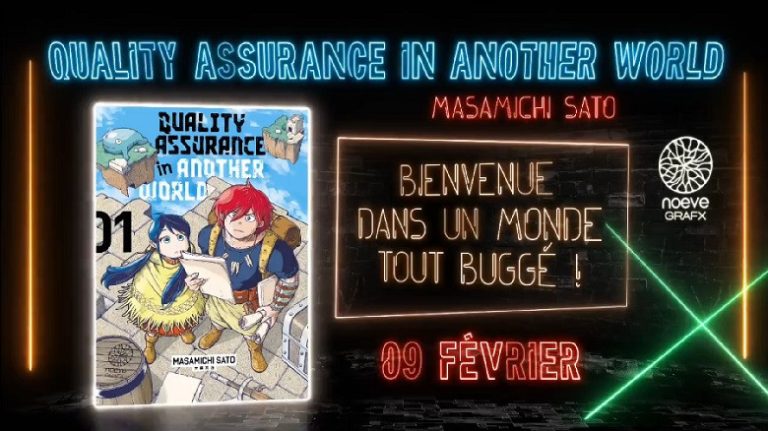 Quality Assurance in Another World : Le manga qui bouscule les codes de l&rsquo;Isekai arrive en France !