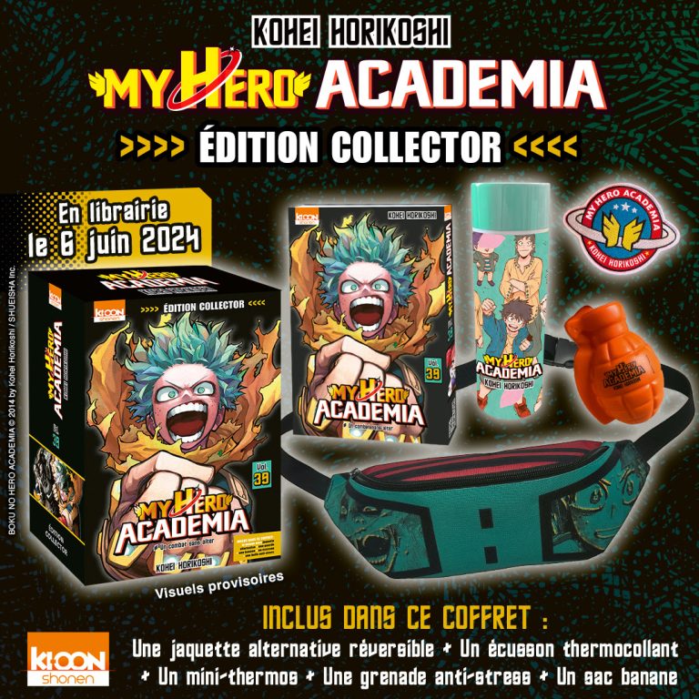 Un coffret collector pour le tome 39 de My Hero Academia !