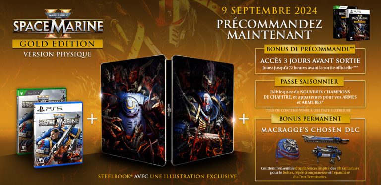 Warhammer 40K : Space Marine 2 – Edition Gold sur PS5