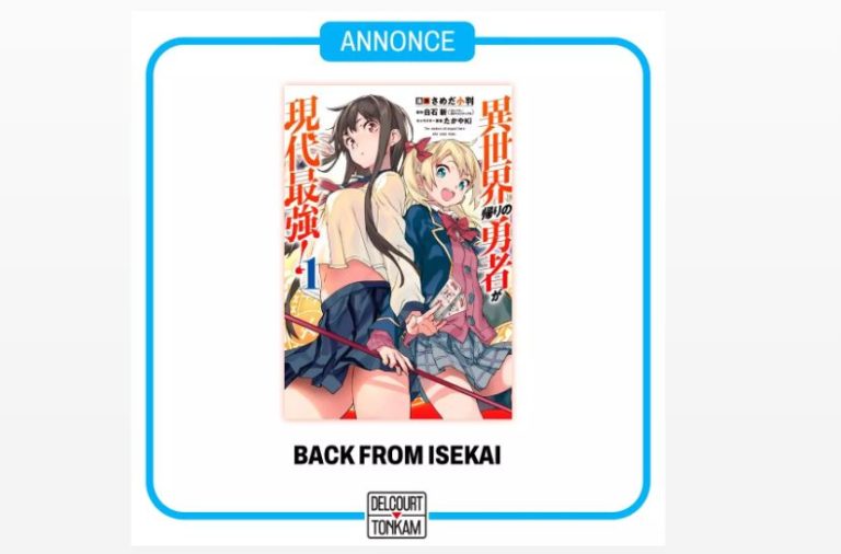 Le manga Back From Isekai chez Delcourt/Tonkam
