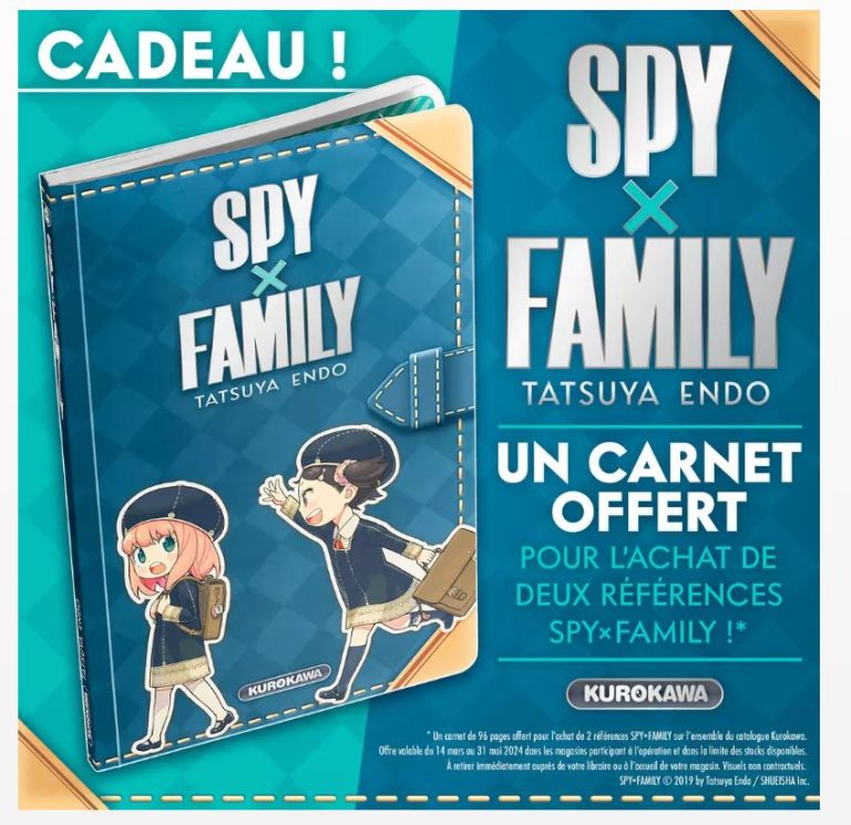 Une surprise exclusive pour les fans de Spy x Family : Obtenez un carnet inspiré du caractère d&rsquo;Anya !