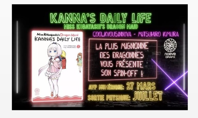 Kanna&rsquo;s Daily Life : Un Spin-off Rafraîchissant de Miss Kobayashi&rsquo;s Dragon Maid!