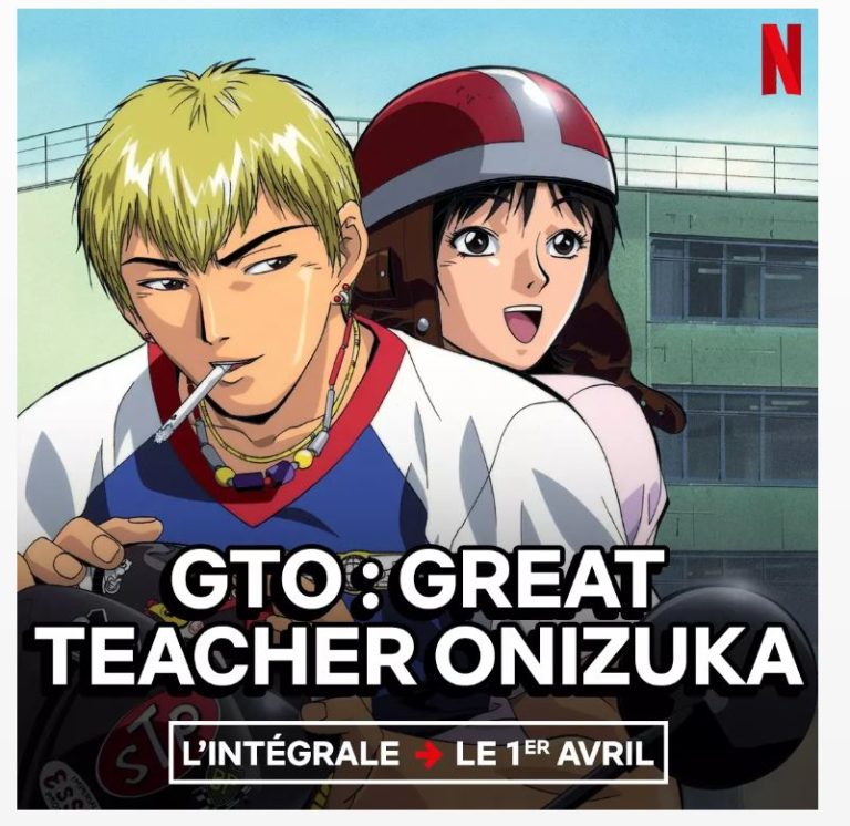 Netflix France annonce l&rsquo;arrivée imminente de GTO – Great Teacher Onizuka !