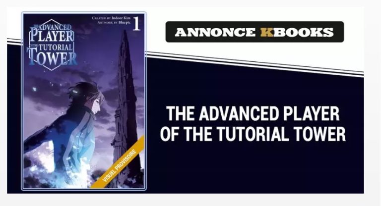 La Parution en format papier du Webtoon d&rsquo;action : The Advanced Player of the Tutorial Tower!
