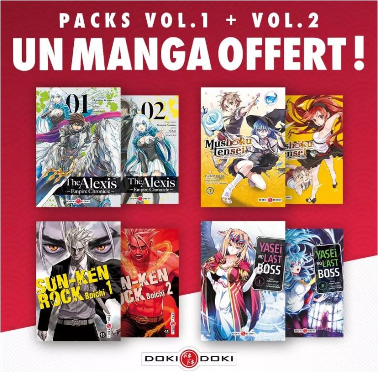 Promotion spéciale pour le 18e anniversaire de Doki-Doki : Achetez un volume, recevez-en un gratuitement !