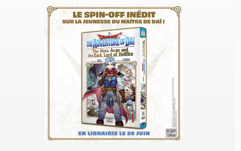 Annonce de la sortie du spin-off « Dragon Quest – The Adventure of Daï: The Hero Avan and the Dark Lord of Hellfire »