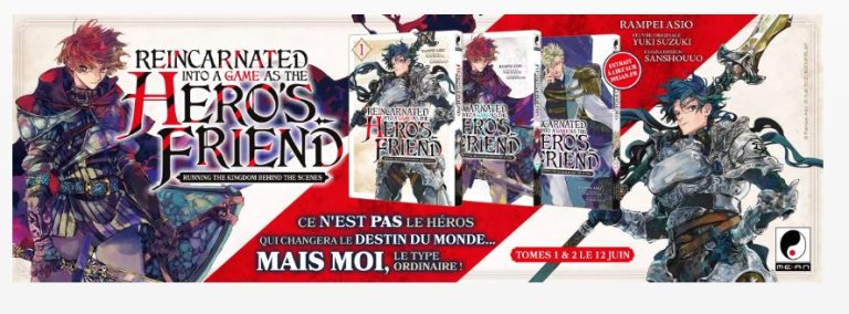 Nouvelle sortie manga de Meian : Reincarnated Into a Game as the Hero’s Friend