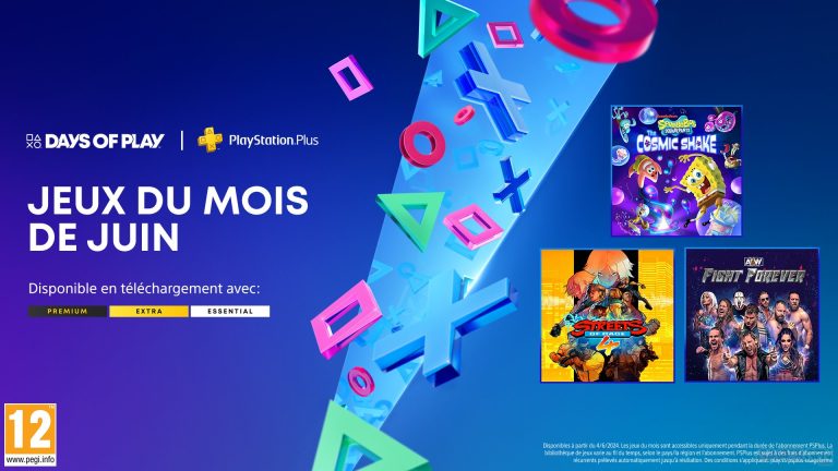 Offre de contenu PlayStation Plus juin 2024 !