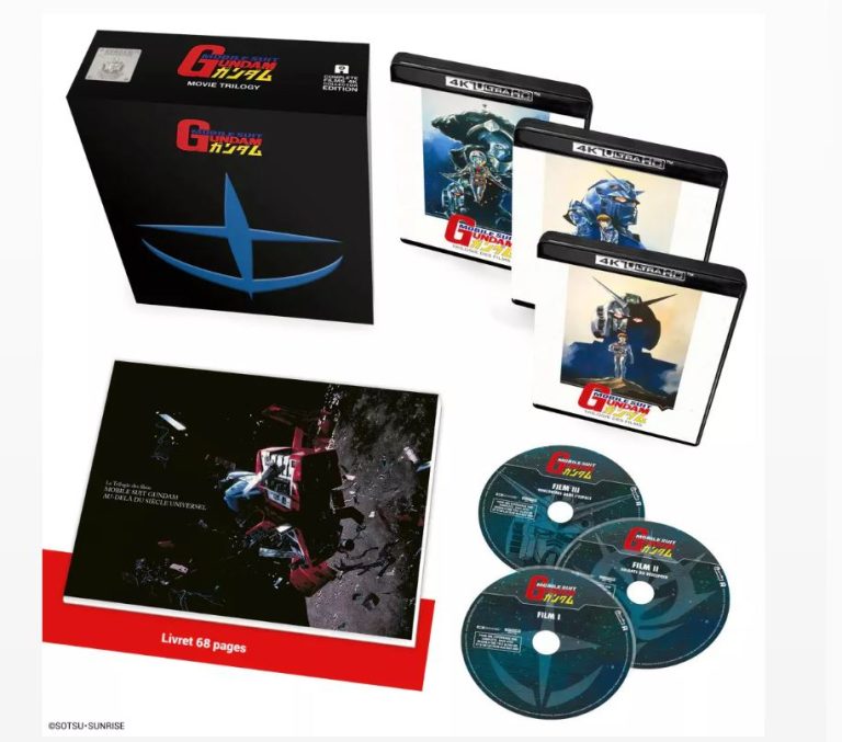 La trilogie Mobile Suit Gundam ressort en Édition 4K UHD Limitée chez AllTheAnime
