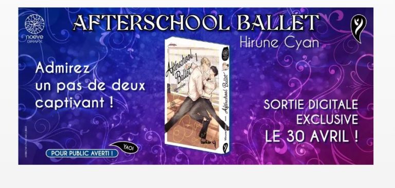 Le manga Afterschool Ballet annoncé par Noeve et Piccoma