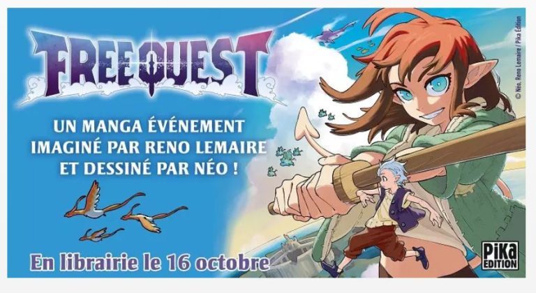 Free Quest : La Nouvelle création manga de Reno Lemaire et Néo