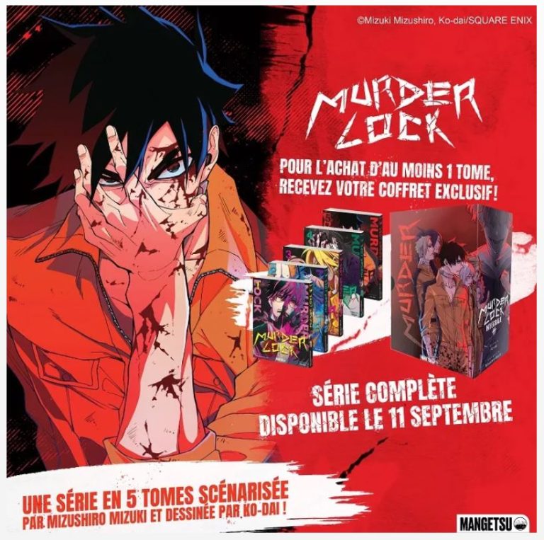 Murder Lock : Les cinq volumes du manga débarquent avec coffret exclusif !