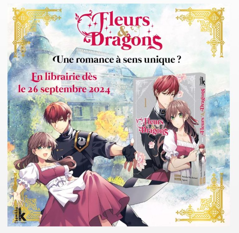 Nouveau manga « Fleurs & Dragons » : Une romance enchantée débarque chez Komikku cet automne !
