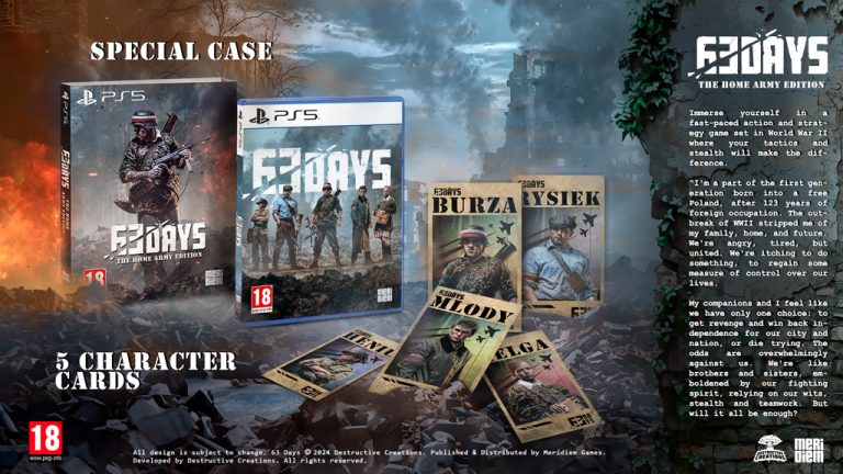 63 Days – The Home Army éditions (PS5)