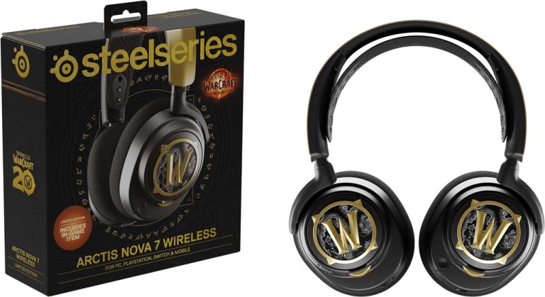 Casque-micro SteelSeries Arctis Nova 7 – édition World of Warcraft