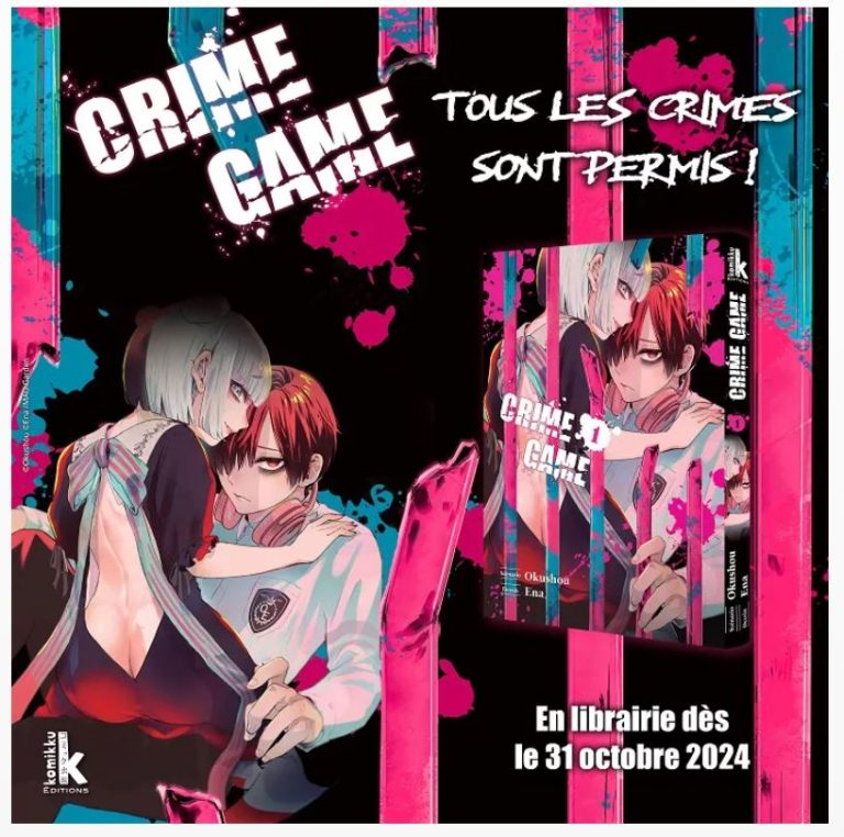 Okushô et Ena : Une nouvelle série choc avec Crime Game