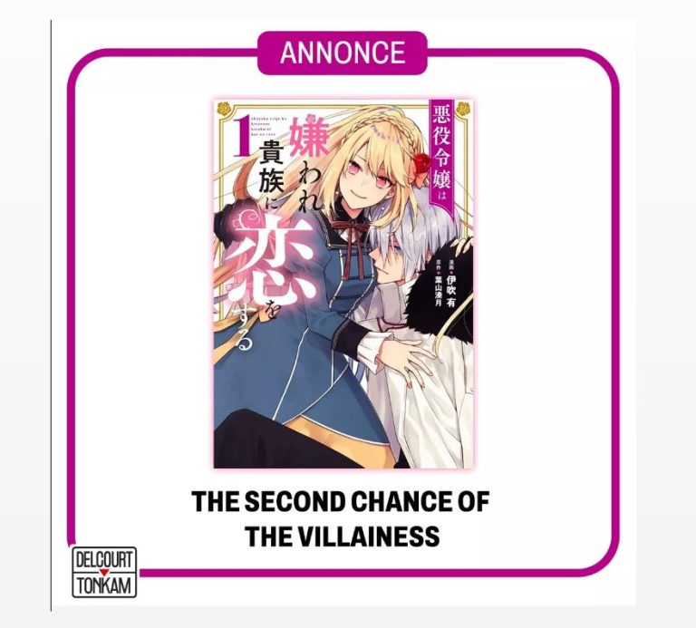Delcourt/Tonkam announce la nouvelle série The Second Chance of the Villainess